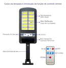 Luz solar inteligente, luz de rua com sensor de movimento, holofote ultra brilhante com 3 modos de função, 1 - 2 - 3 ou 4 no pack.