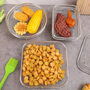 Rack de Fritadeira a ar de três camadas grelha aço inoxidável AirFryer ferramenta assadeira grelha de cozimento fritadeiras a ar acessórios de cozinha (quadrado, retângulo e redondo)