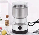 Moedor elétrico portátil uso doméstico, comida ultrafina, especiarias para bebês, pimenta, grãos de café, aço inoxidável  qualidade alimentar, fácil de limpar