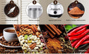 Moedor elétrico portátil uso doméstico, comida ultrafina, especiarias para bebês, pimenta, grãos de café, aço inoxidável  qualidade alimentar, fácil de limpar